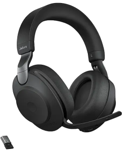 Jabra Evolve2 85 Wireless Headset Link 380 USB-A MS Stereo - Colour: Black