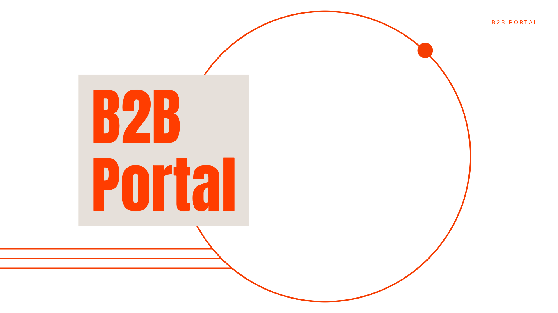 B2B Portal